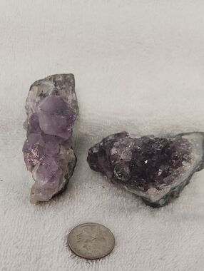Natural Amethyst Crystal Cluster - Purple Accent Gemstone